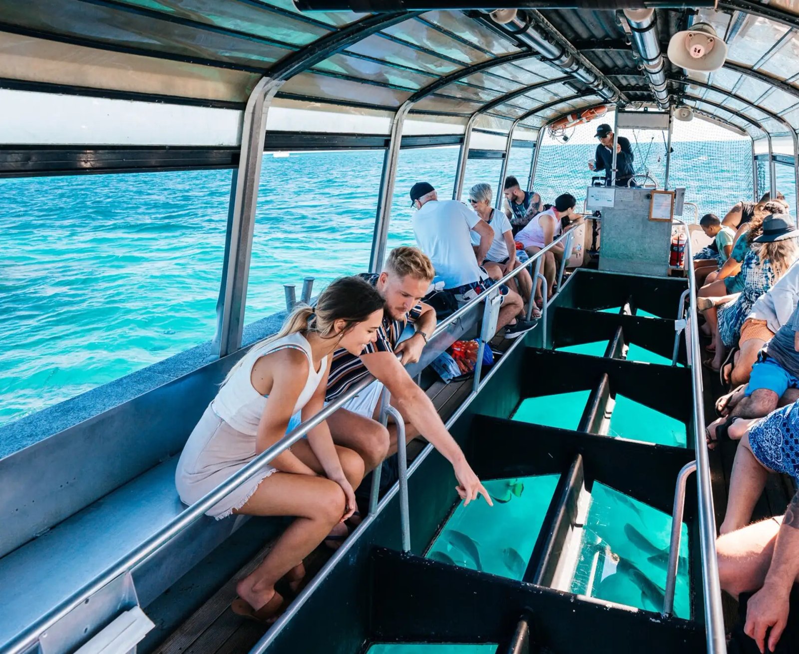 Snorkeling glass-bottom Boat Trip